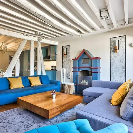 Le Marais Superb Terrace Free Netflix * Parigi